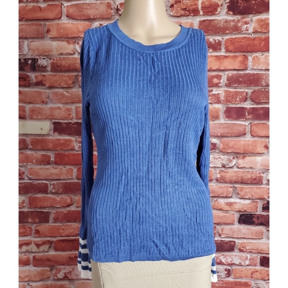 INC Blue Bell Sleeve Sweater Medium NWT - Picture 2 of 5